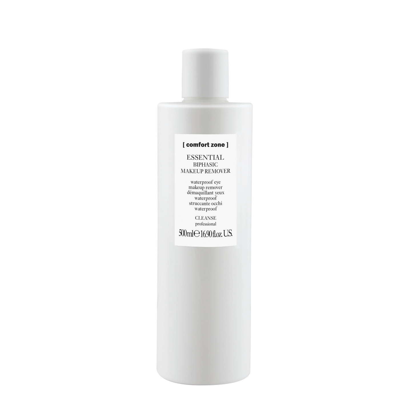Essential Biphasic Makeup Remover 500ml - Professional