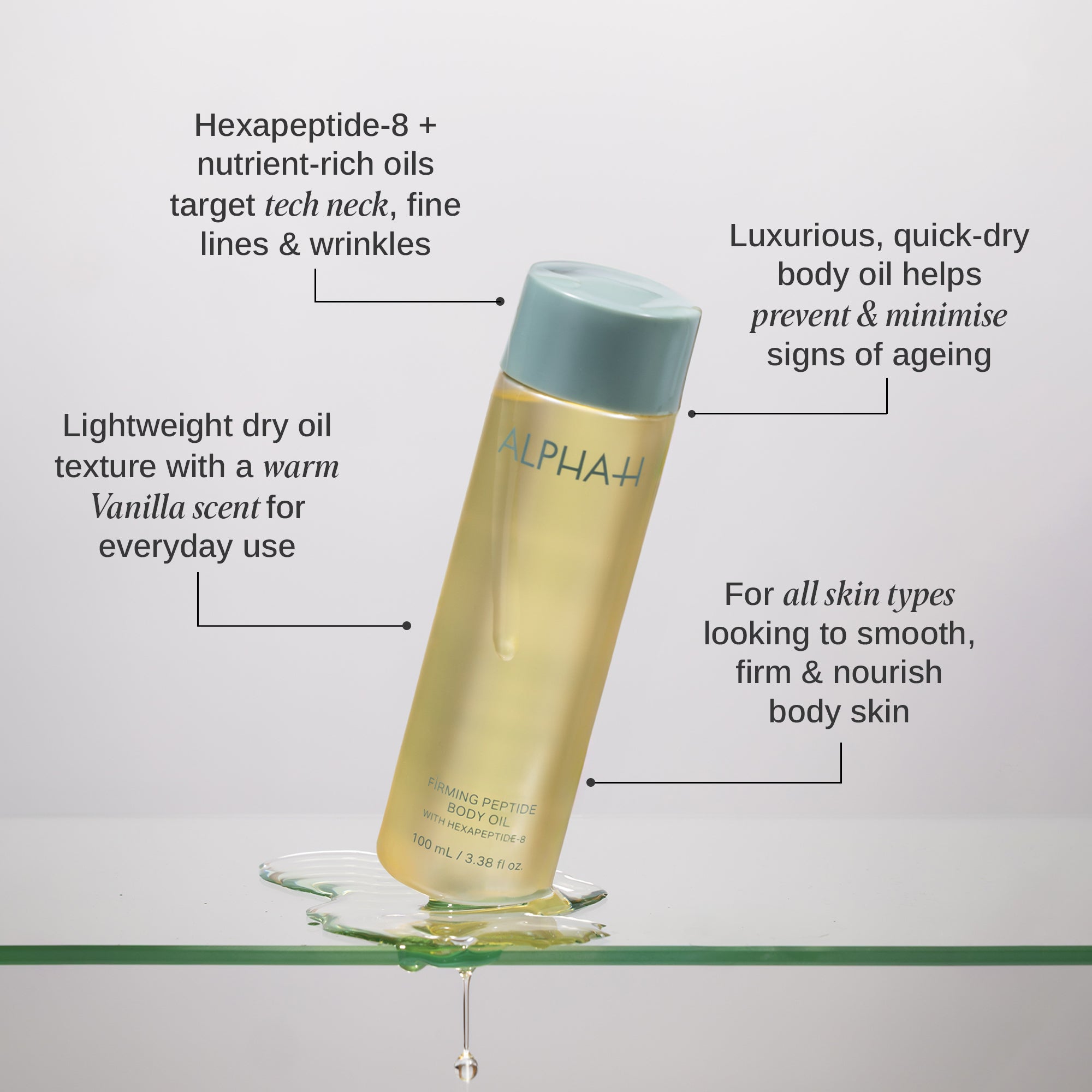 Firming Peptide Body Oil 100ml - Tester