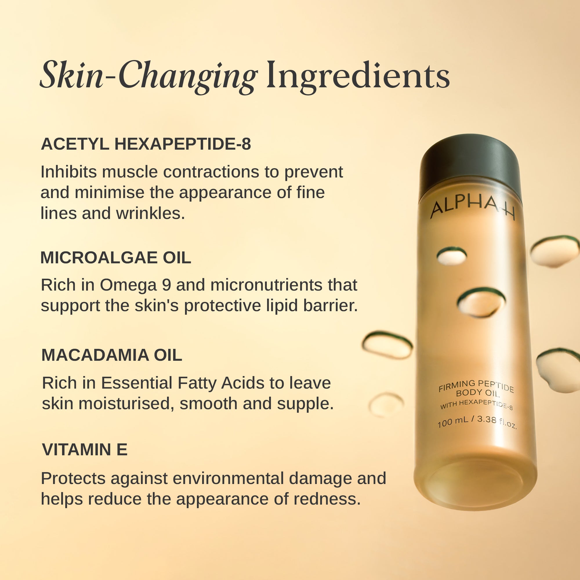Firming Peptide Body Oil 100ml - Tester
