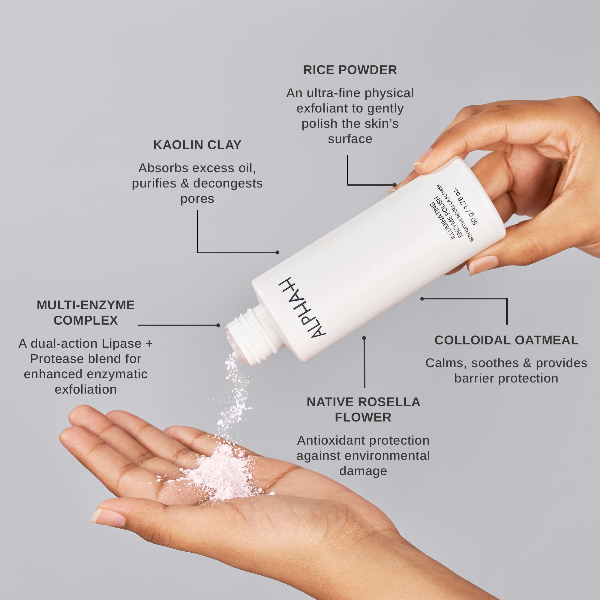 Illuminating Enzyme Polish with Native Rosella Flower 50g