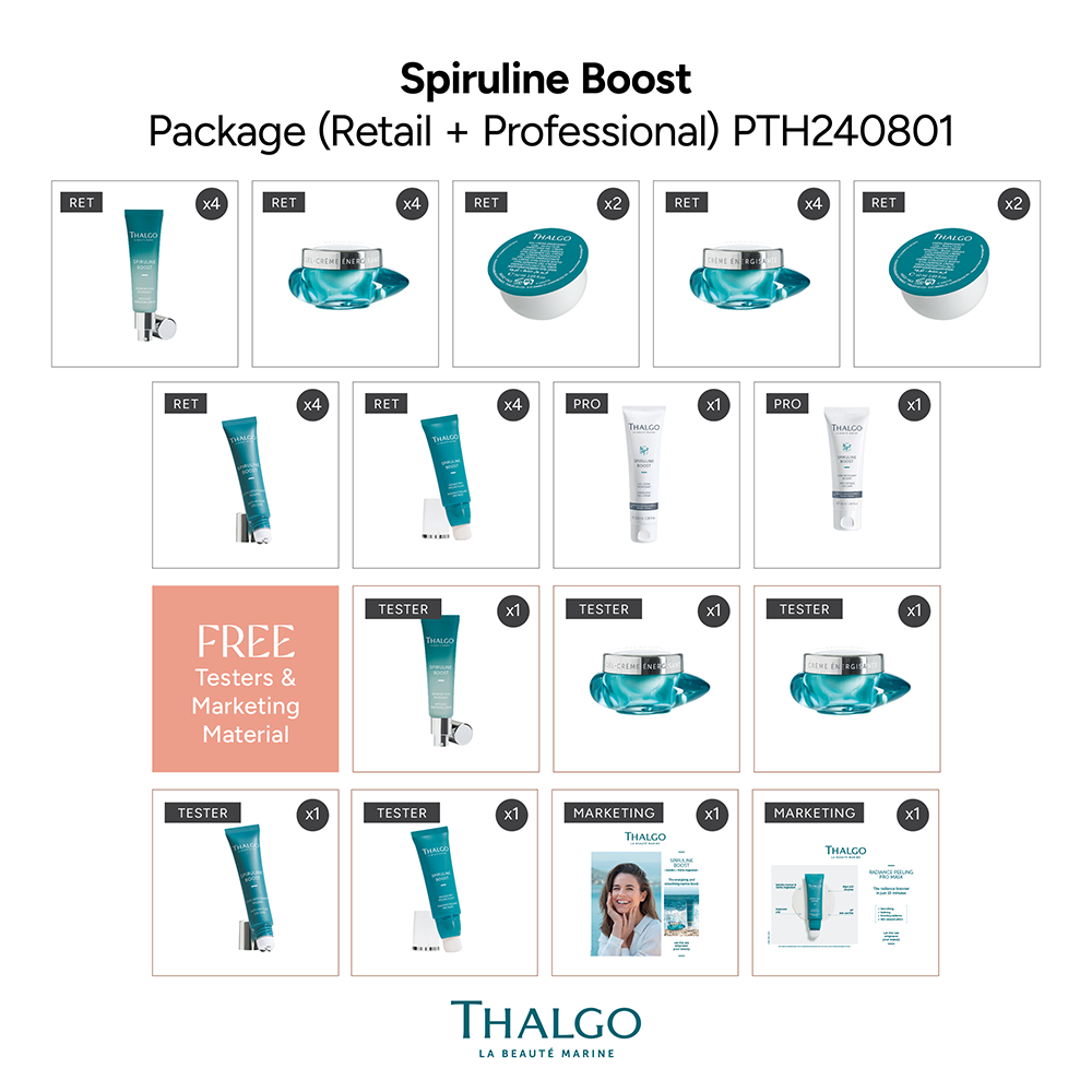 SPIRULINE BOOST PACKAGE (Retail + Professional)