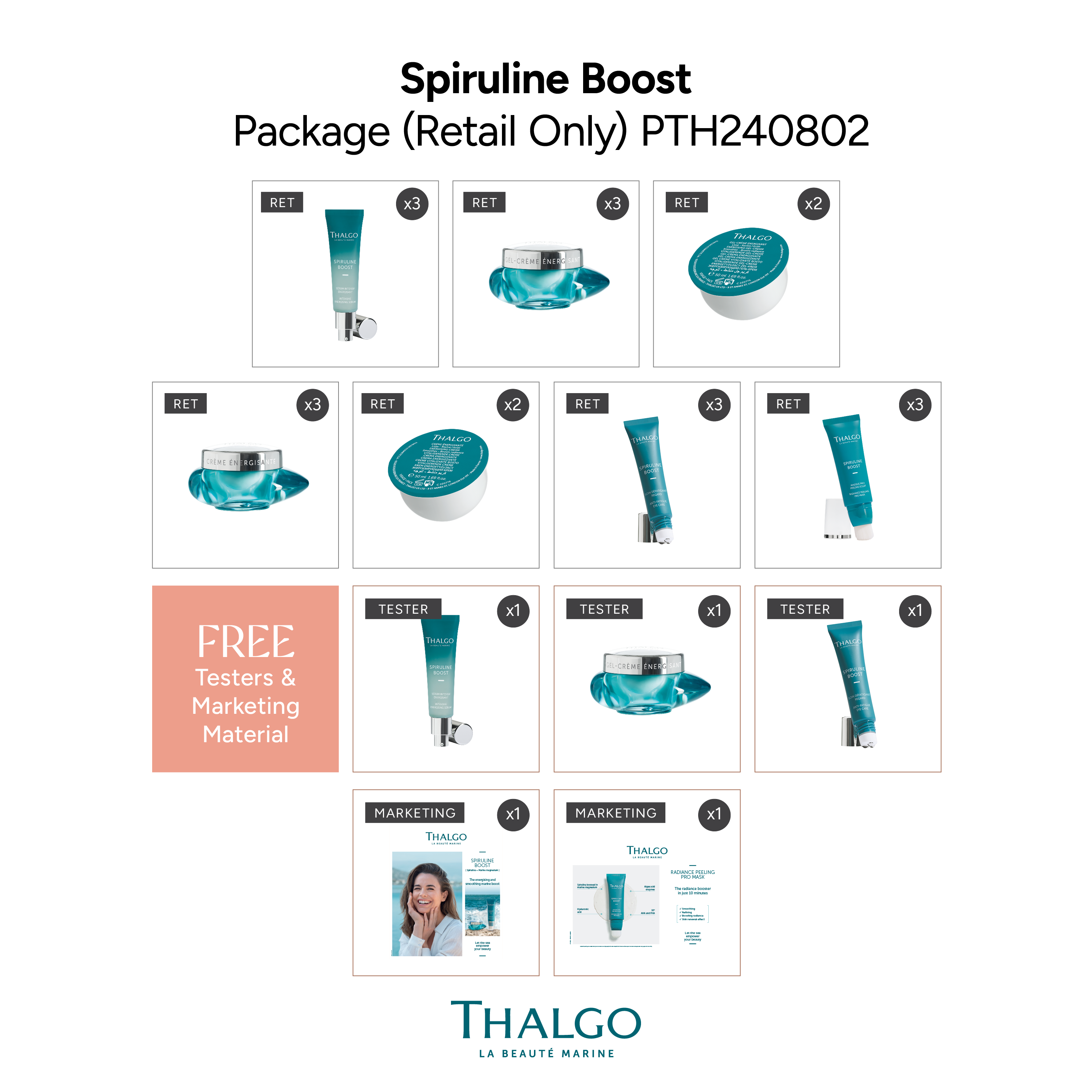 SPIRULINE BOOST PACKAGE (Retail only)