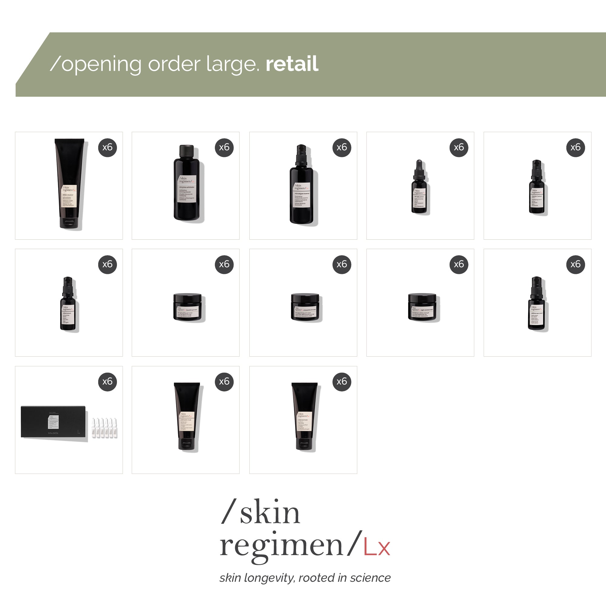 Skin Regimen Opening Order - Large