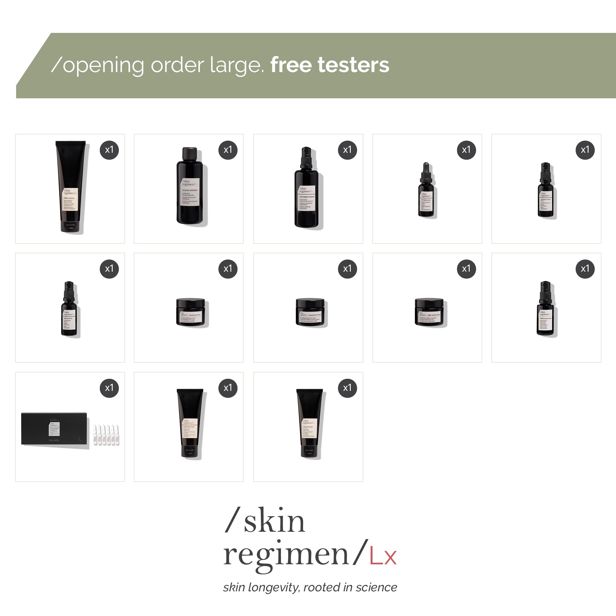 Skin Regimen Opening Order - Large