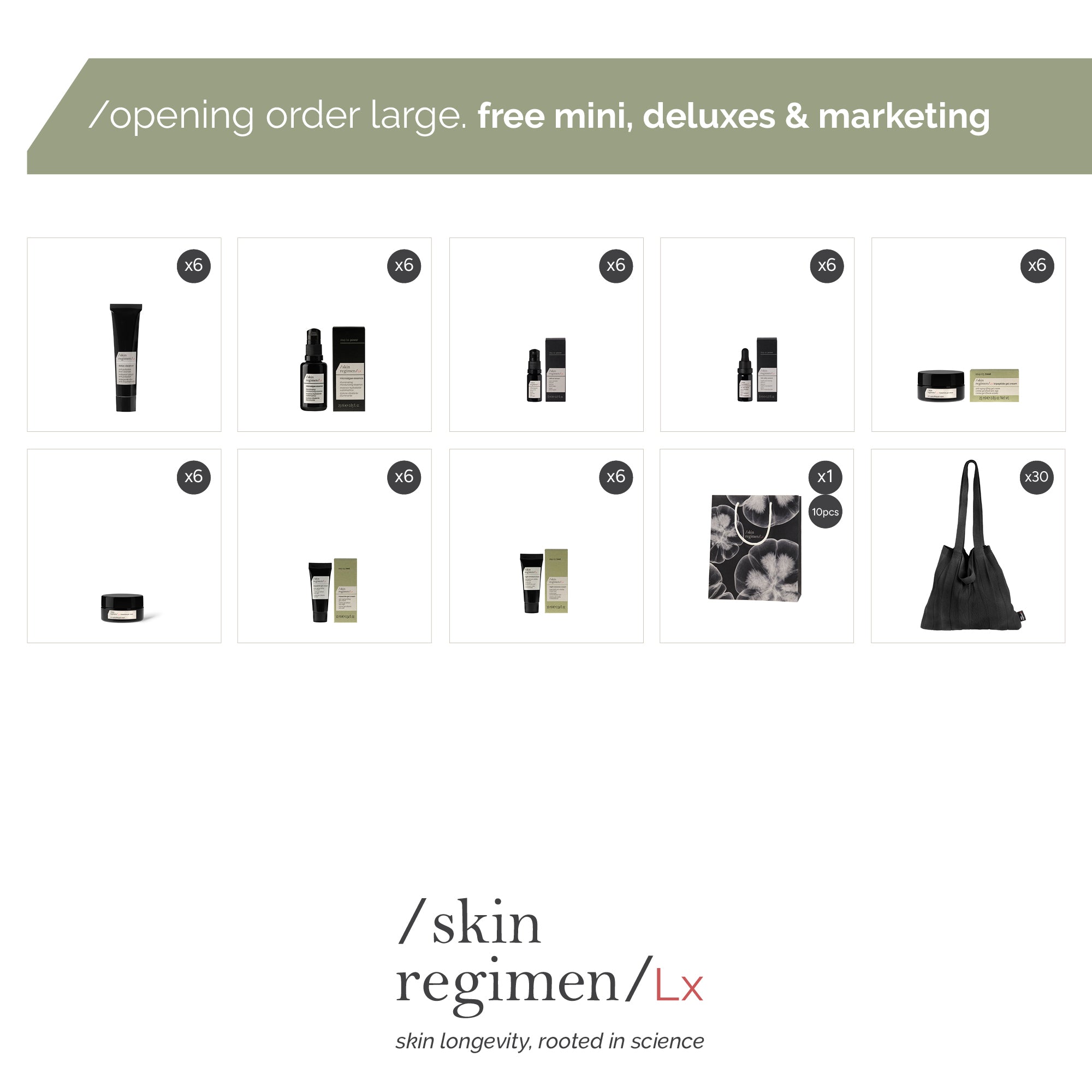 Skin Regimen Opening Order - Large