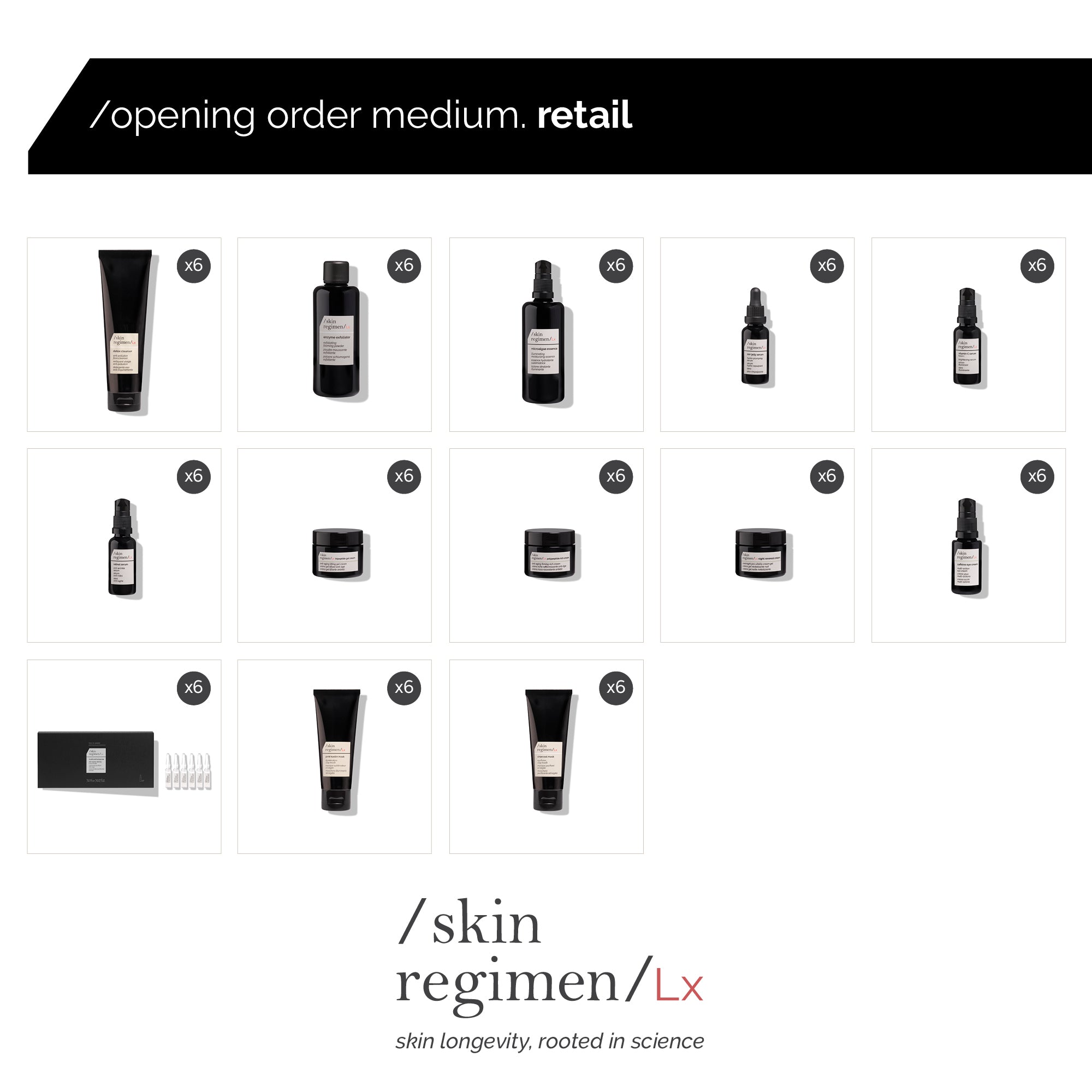 Skin Regimen Opening Order - Medium