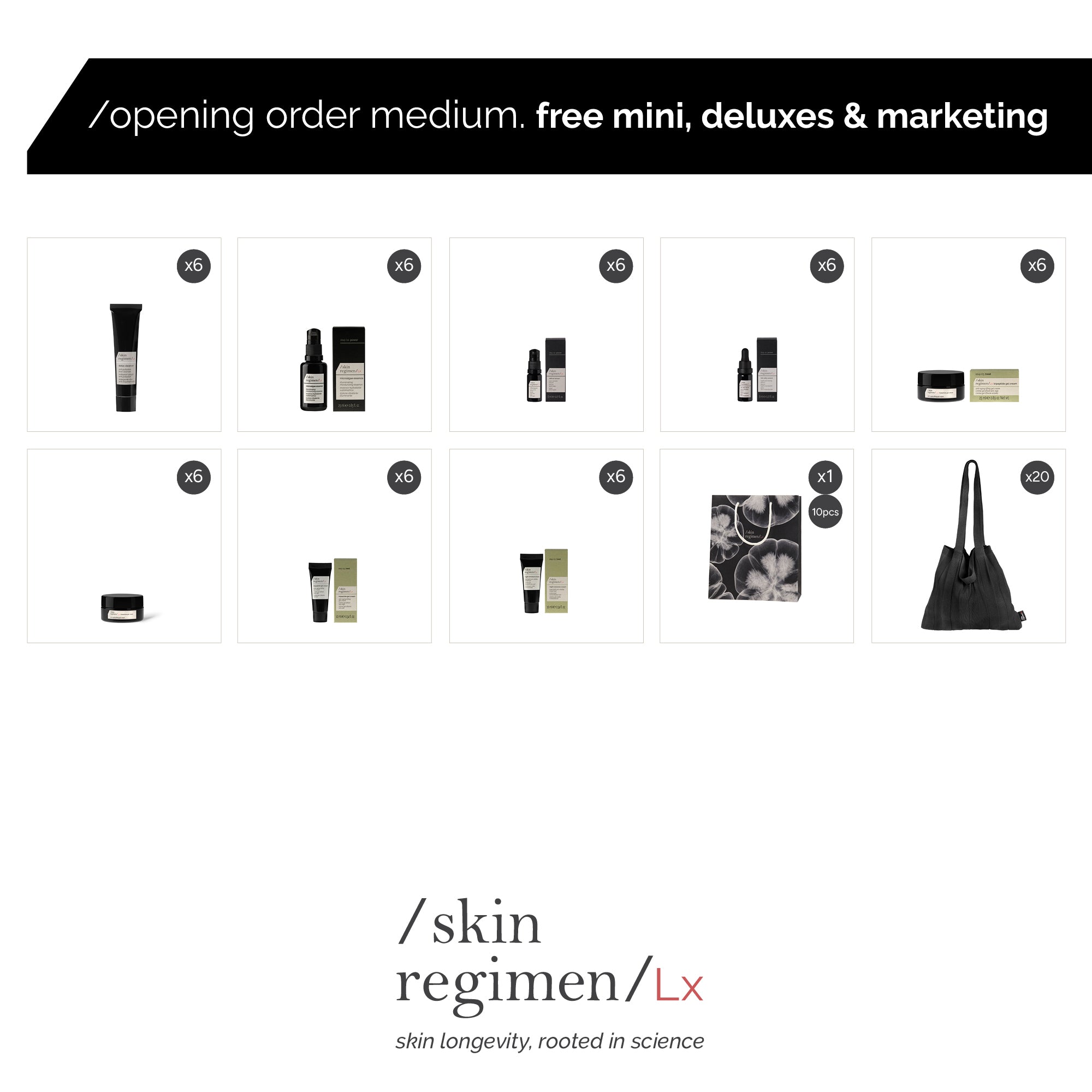 Skin Regimen Opening Order - Medium