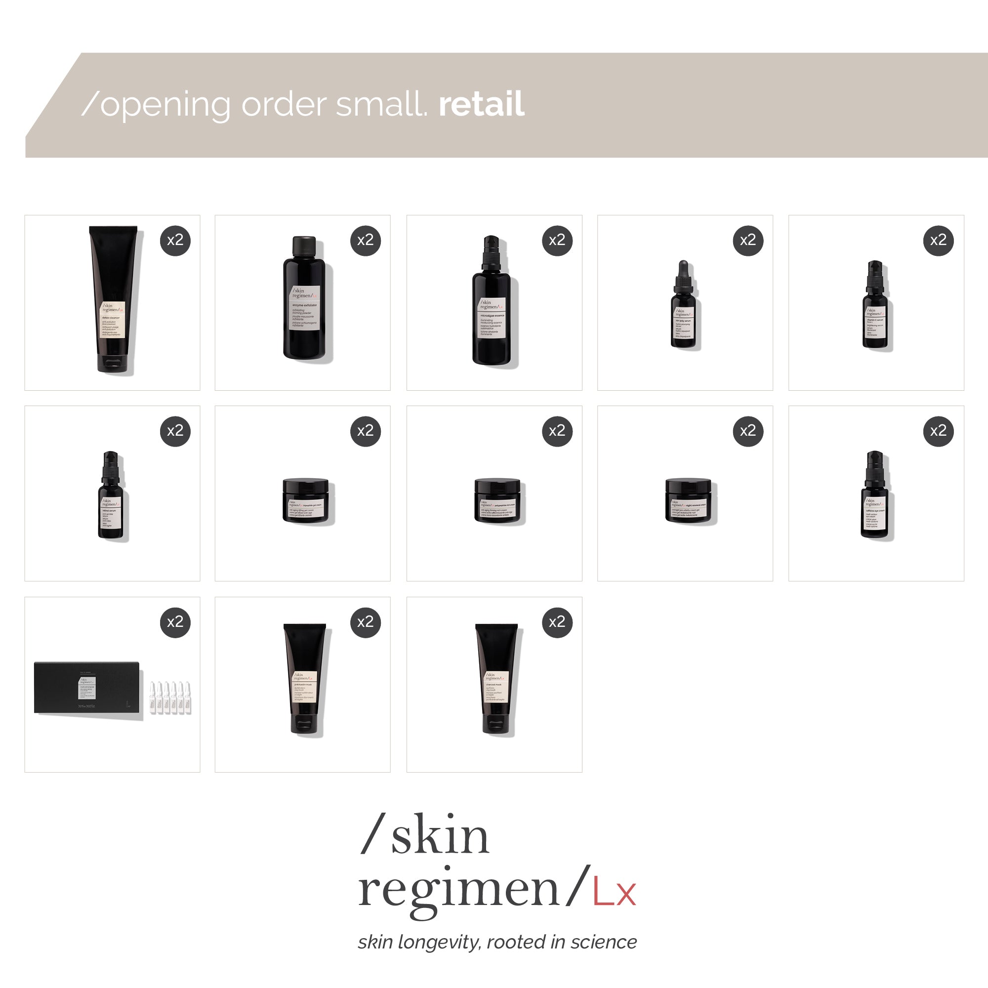 Skin Regimen Opening Order - Small