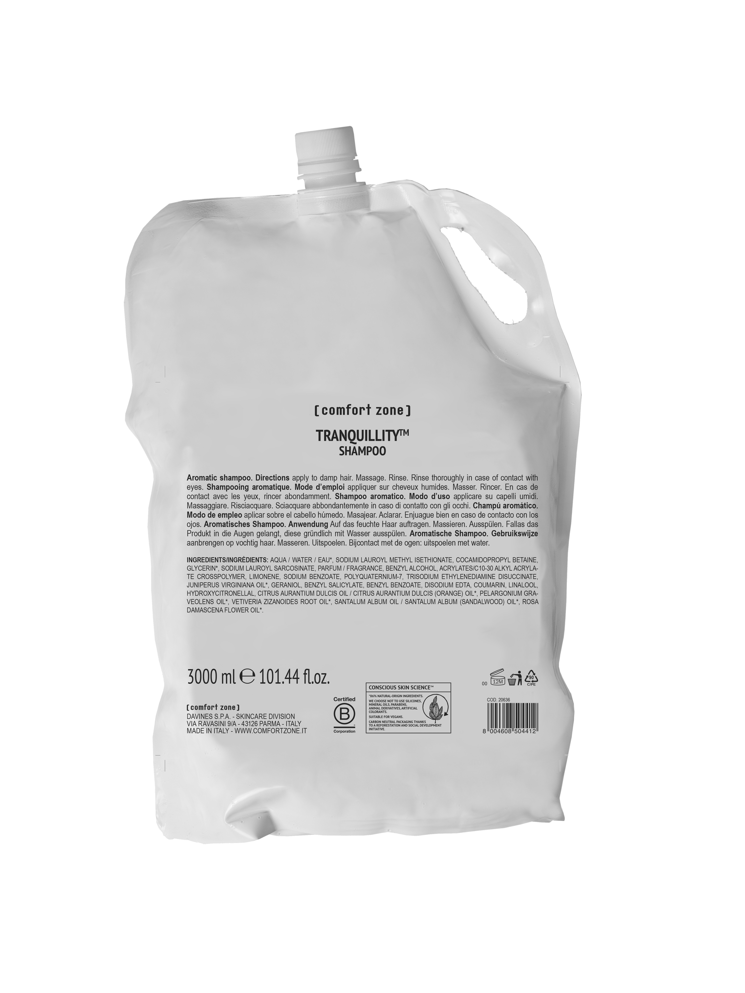 Tranquillity Shampoo 3L - Professional