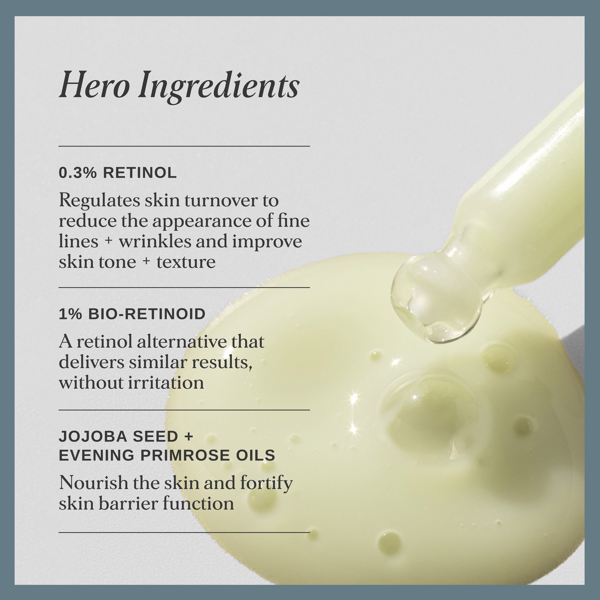 Vitamin A Serum with 0.3% Retinol + 1% Bio-Retinol 25ml