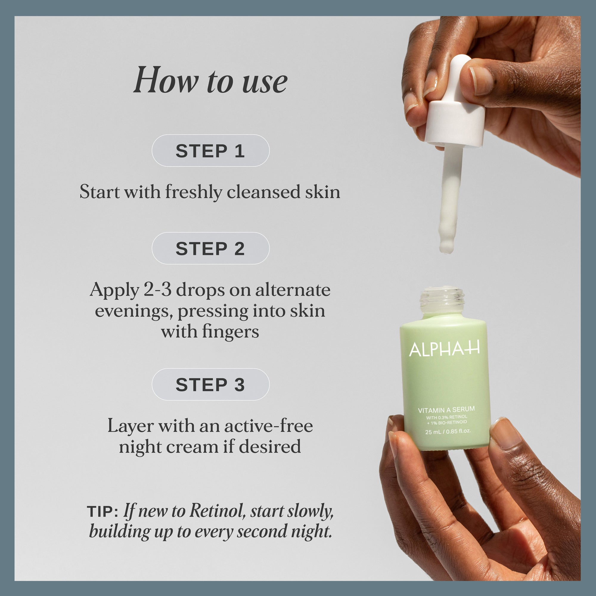 Vitamin A Serum with 0.3% Retinol + 1% Bio-Retinol 25ml